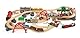 BRIO World 33052 Straßen & Schienen Bahn Set Deluxe - Straßen & Schienen Eisenbahn - Kleinkindspielzeug empfohlen für Kinder ab 3 Jahren
