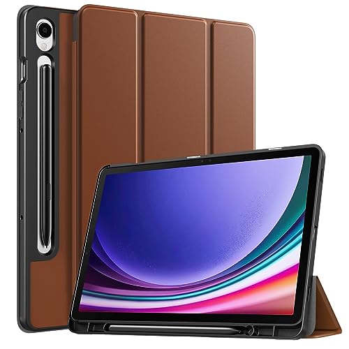 TiMOVO for Samsung Galaxy Tab S9 Case 2023 SM-X710/SM-X716B/SM-X718U, Slim Stand Protective Cover with S Pen Holder for All-New Galaxy Tab S9 11 inch Tablet, Support Auto Wake/Sleep, Brown (B0CDWTW7KJ) Amazon Price History, Amazon Price Tracker