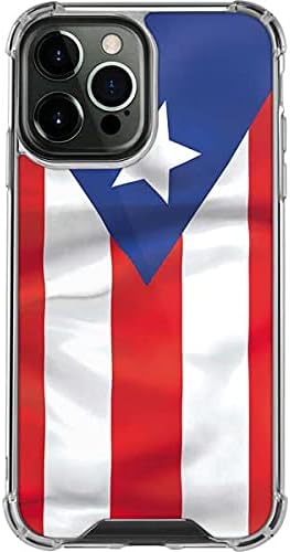 Skinit Clear Phone Case Compatible with iPhone 13 Pro Max - Puerto Rico Flag Design