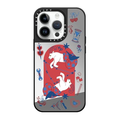 Funda espejo CASETiFY para iPhone 14 Pro con protección contra caídas de 5 pies Magsafe