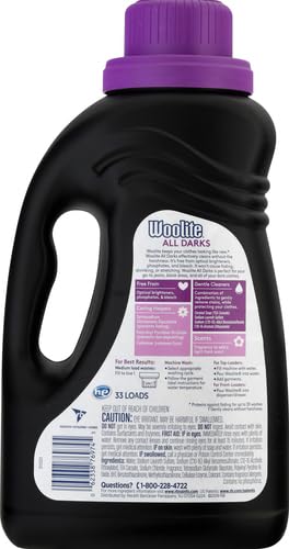 Woolite Darks Defense Liquid Laundry Detergent, Light Fresh Scent, 33 Loads, 50 Fl Oz - Thumbnail 3