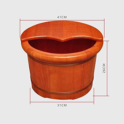 Spa de pies de madera con masajeadro para uso en casa miniatura 2