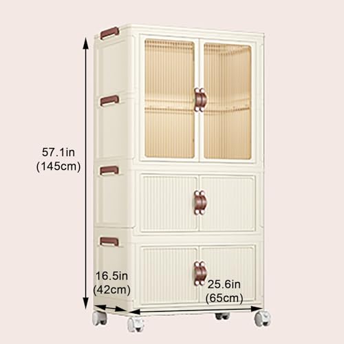 Armario con ruedas para ropa en dormitorio moderno y mudanzas 3