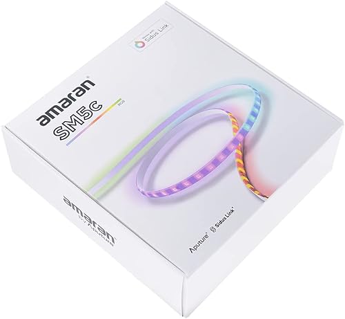 Miniatura 3 de Aputure Amaran SM5c - Tira de luz LED de píxeles inteligentes de 16.4ft solo extensiones (SM5c extensiones de 16.4ft)