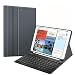 Produktbild Fintie Tastatur Hülle für iPad Air 10.5" 2019 (3. Generation) / iPad Pro 10.5" 2017, Soft TPU Rückseite Schutzhülle mit Pencil Halter, magnetisch Abnehmbarer QWERTZ Tastatur, Himmelgrau