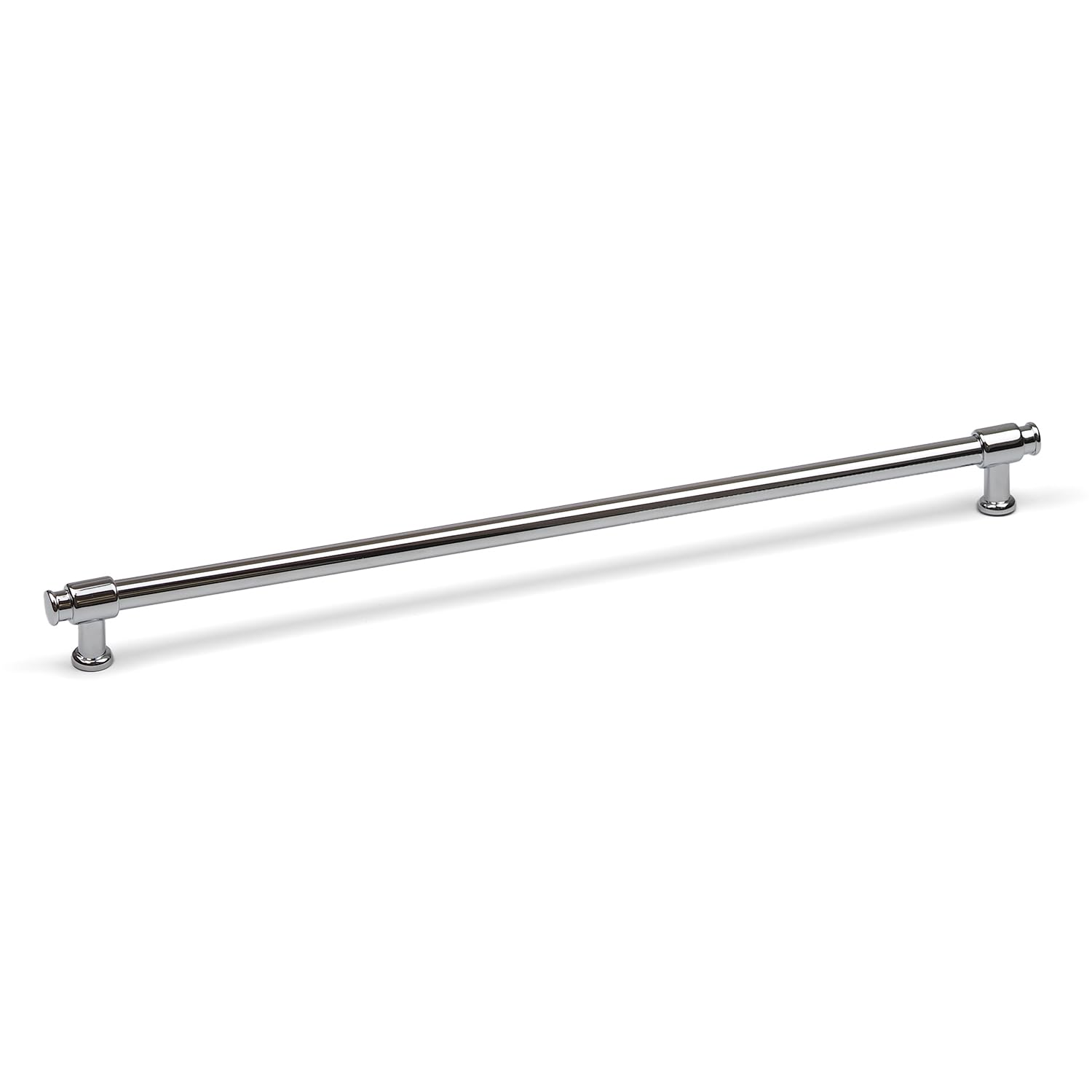 Handle & Home Polished Chrome 320Mm Cabinet Handle Silver Cupboard Door Drawer Furniture Pull Industrial Pipe Design