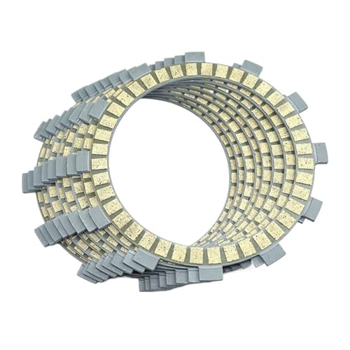 Kit disques friction embrayage fibre 7pcs pour moto Kawasaki KX125 1985-1992 et KDX200