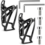 Zuuyye Portabotellas Bicicleta 2-Pack PC Ligero Portabotellas para Bicicleta para Botellas de 6.5-8cm MTB Carretera Accesorios