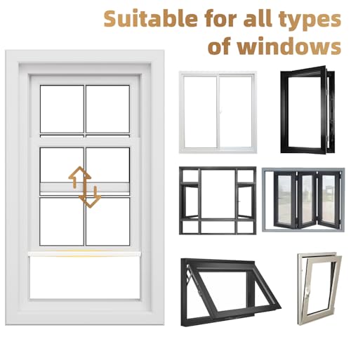 118” Wedge-Shape Foam Window Weather Stripping Door Seal Strip,Soundproofing Frame Winter Insulation Tape for Exterior Front Door,Noise Cancelling Window Inserts,Door Gap Filler Light Blocker,White by KNEELISA - Image 4