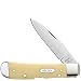 Case Tribal Lock 80165 Folding Blade Knife with Smooth Yellow Synthetic Handle