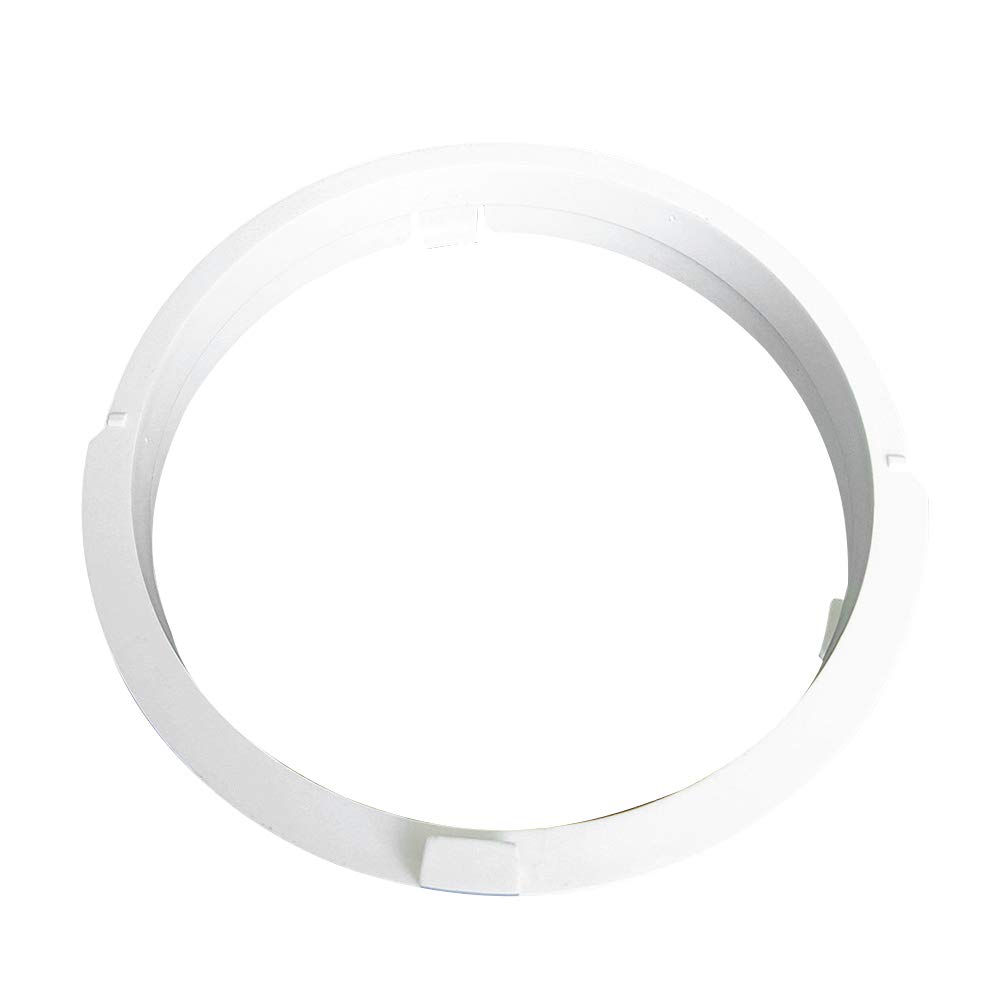 Porfeet White Exhaust Hose Connector, Exhaust Hose Pipe Interface Connector Adapter Mobile Air Conditioner Accessories 1