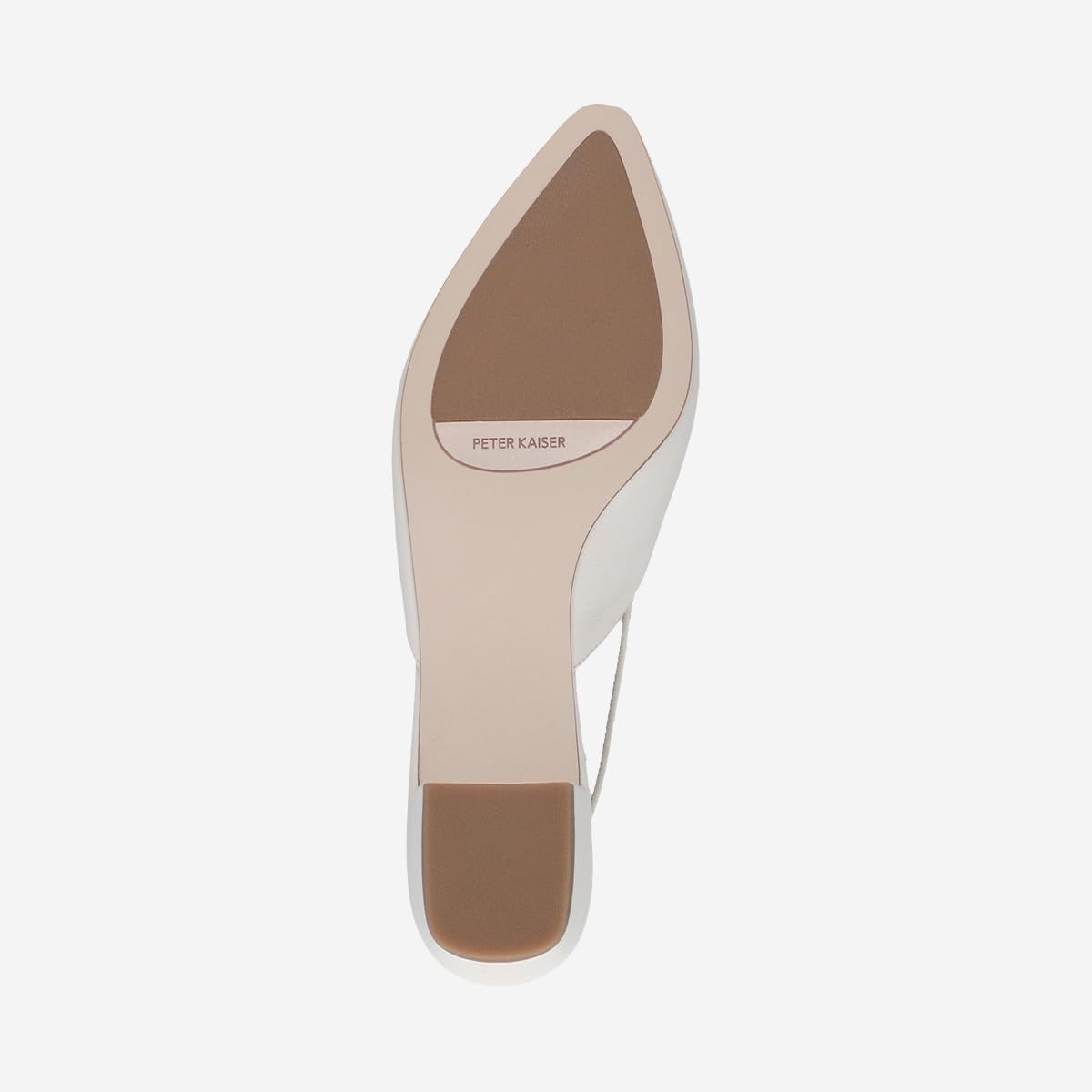 Peter Kaiser Damen - Peeptoes & Slingpumps 7944 in weiß Glattleder