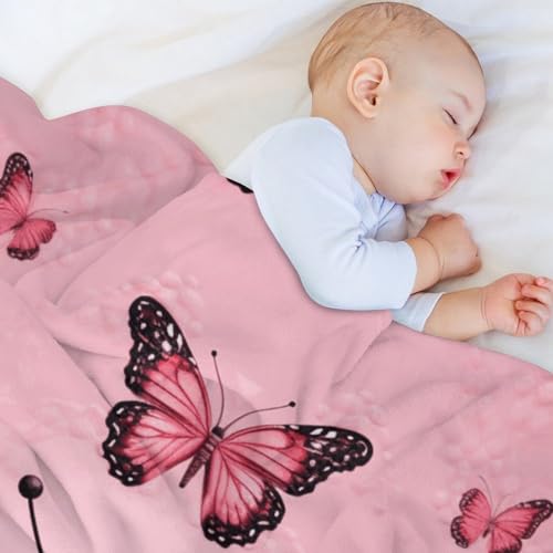 Couverture flanelle papillons cadeau idéal douceur lit canapé - 8