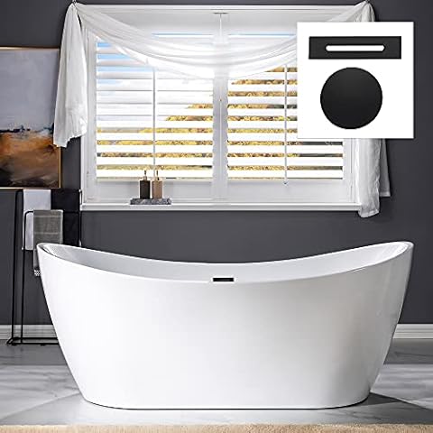 WOODBRIDGE 71" Acrylic Freestanding Bathtub Cover