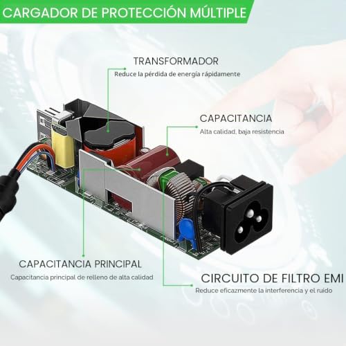 Cargador para HP Compaq All-In-One 8200 que soluciona los problemas de encendido por fallo de cable 4