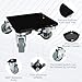 Furniture Dolly Heavy Duty Furniture Movers with 5 360° Rotatable Rubber Universal Wheels, Carbon Steel Panel Furniture Lift Slider Tool Set, Maximum Load 3306 LBS