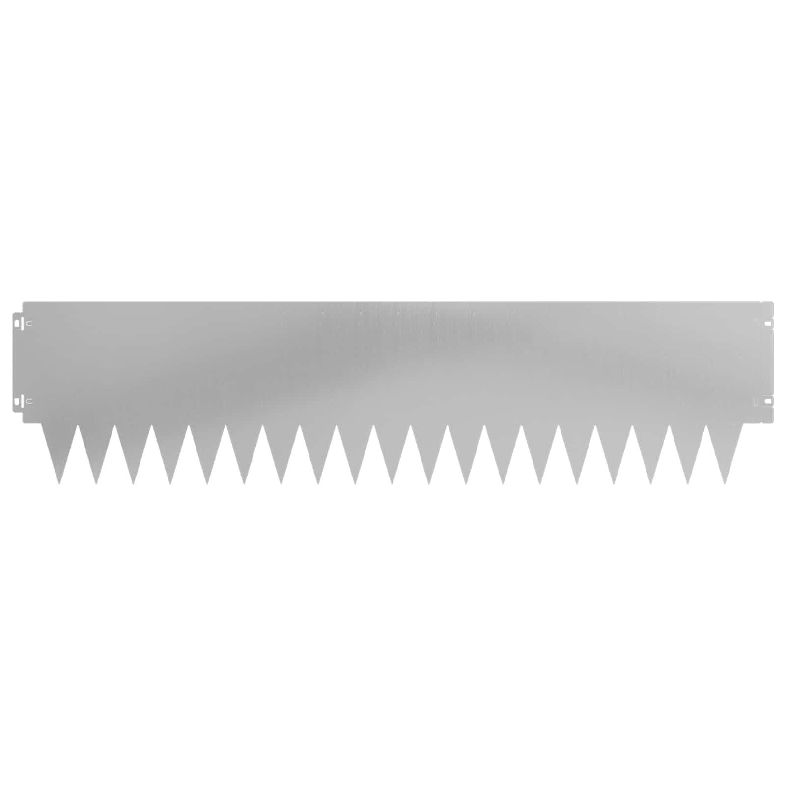 Lot de 20 bordures de gazon en acier pour jardin