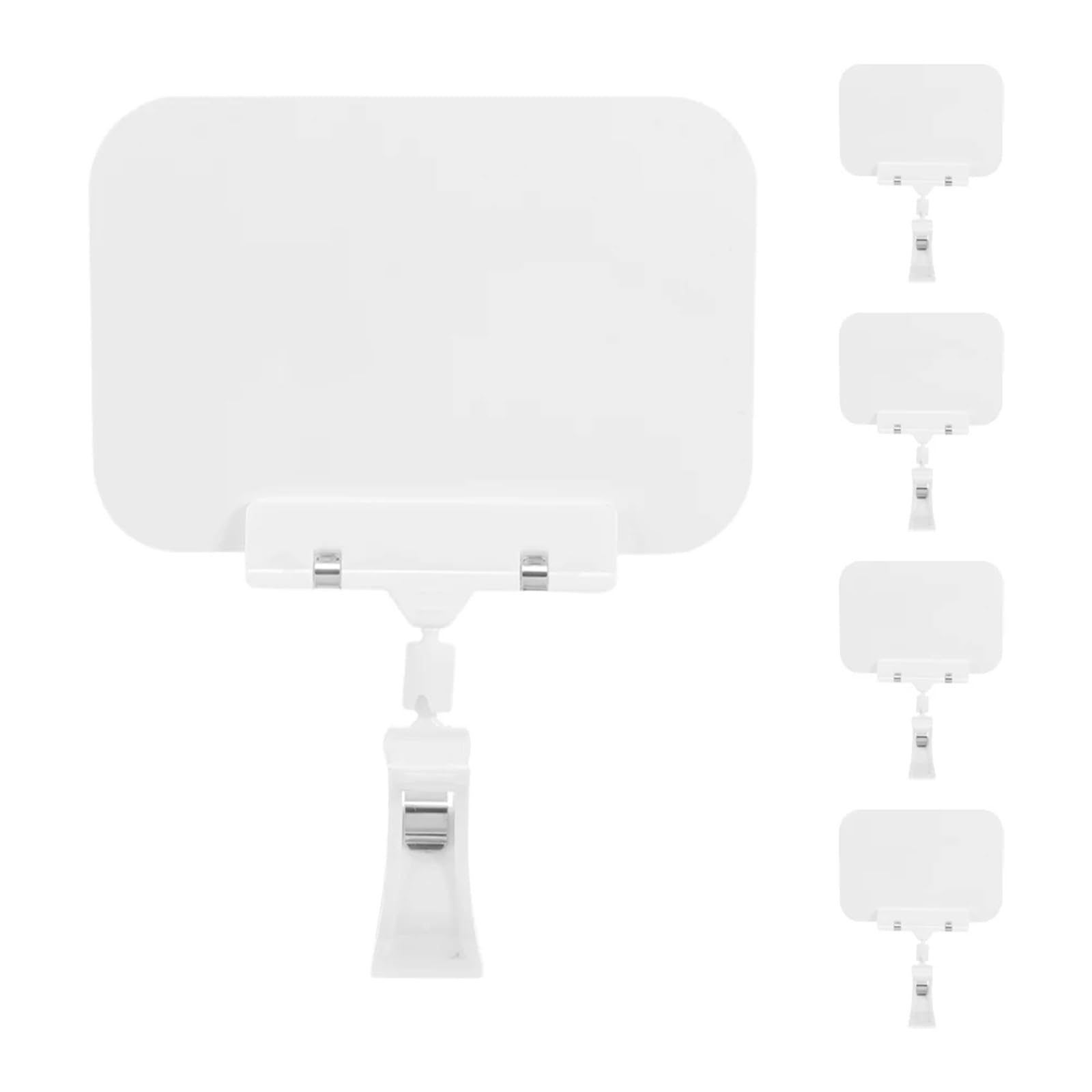 Price Signs 10pcs Fruit Price Tags Reusable Erasable Plastic Display Clips for Vendor Events Retail Store Supermarket Buffet for Shelves Store