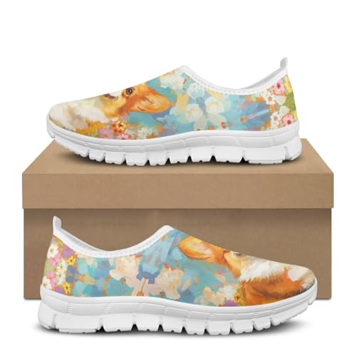 Image of Jeiento Cute Dog Women's Casual Slip On Shoes Loafers Sneakers for Women