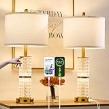 SAIWEYA Crystal Table Lamps...