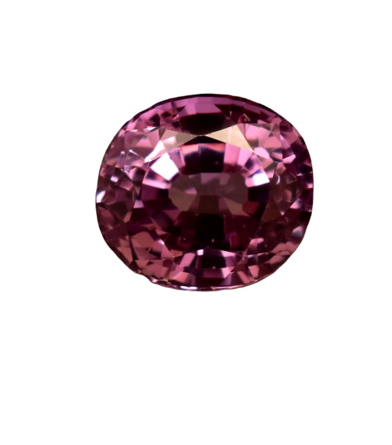 Kunzite naturelle taillée à facettes, gemme ovale de qualité GH_NAT_10773