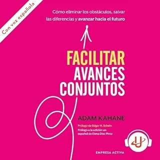 Diseño de la portada del título Facilitar avances conjuntos
