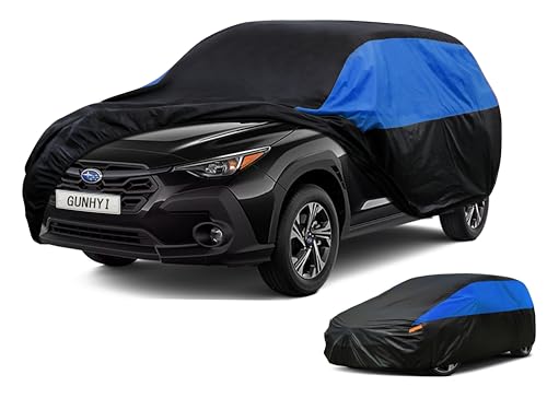 Image of GUNHYI Car Cover Custom Fit Crosstrek Waterproof All Weather, Lightweight Full Car Cover Outdoor Sun UV Rain Dust Snow Wind Protection.