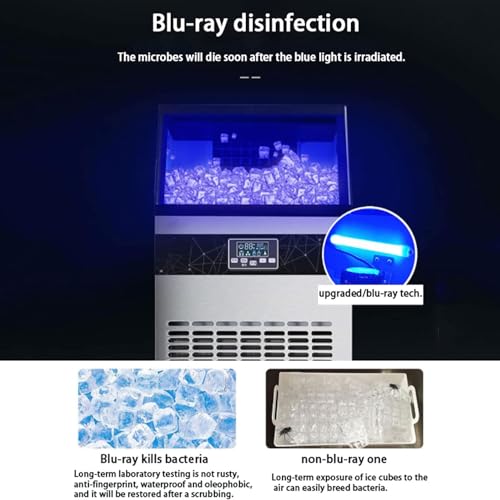 Máquina Comercial de Cubos de Hielo 330lbs/día miniatura 4