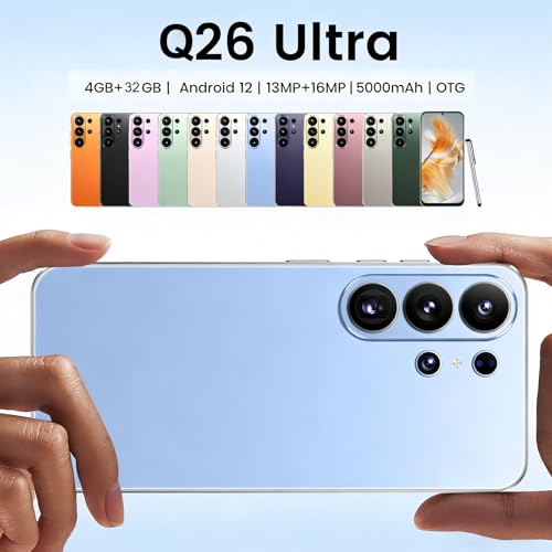 Smartphone 4G pas cher Android 12 grand écran avec double SIM et 4Go RAM - 5