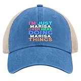 I'm Marisa Over Here Doing Marisa Things Marisa Hiking Hats for Women Hiking Hats for Men's Cool Hat Sun Hat Lake Blue