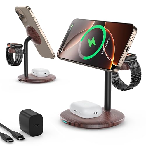 3in1 }Olbg[dX^h }CXdE20W USB-CA_v^[t PhoneEWatchECz𓯎ɏ[d\ iPhone 17/16/15/14/1312 e탂f iWatch Ultra/SeriesΉ