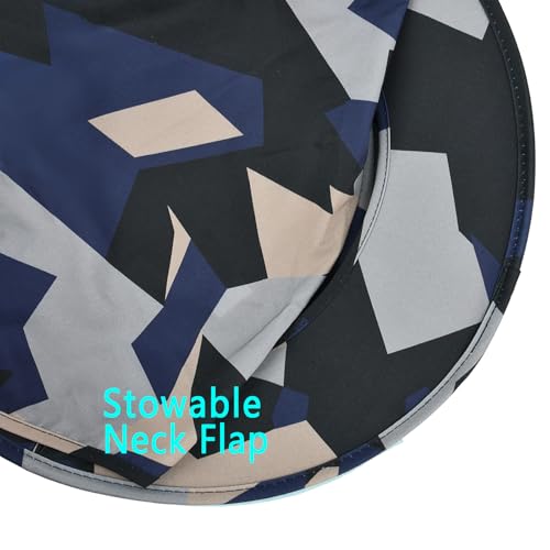 Image of Sun Hats for Men Women Fishing Hat UPF 50+ Breathable Wide Brim Bucket Hats Summer UV Protection Safari Hat with Neck Flap