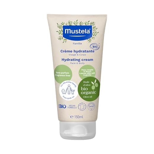 Mustela Creme Hidratante Corporal Bio 150Ml - Hidrata A Pele Do Rosto E Corpo - Sem Fragrância Vegano Com 99% De Ingredientes De Origem Natural