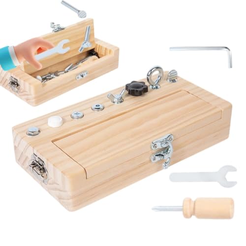 Tablero de destornillador y juguetes sensoriales de motricidad fina preescolar