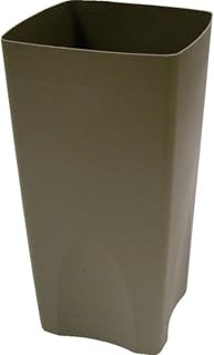 Rubbermaid Commercial Plaza Waste Container Rigid Liner, Square, Plastic, 19 Gallons, Beige (356300BG)