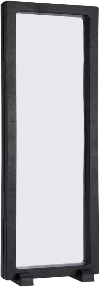 Baluue 3D Floating Frame Display Case Pe Film Shadow Box for Coins Jewelry Medals Stamps 11.81 X 4.17 X 0.78 in Clear Display Holder for Home Tabletop Store