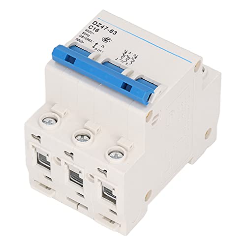 Interrupteur de protection contre les surcharges 3P 16A pour rail DIN bâtiment