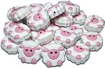 20pcs Yzzyemn Knitting Needle Stoppers Point Protectors - Accessories, Supplies, Tools and Starter Kit for Beginners (Pink, 4.5mm-9mm)