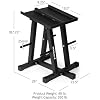 Titan Fitness Dumbbell Stand and Plate Tree, 260 LB Capacity, Organize Classic Dumbbells, Power Blocks, Loose Plates, Home Gym Storage Rack