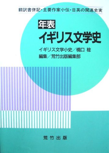 年表イギリス文学史