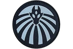 Nine-Tailed Fox SCP Foundation IR Patch: Tactical Symbol for Backpacks, Armbands, and More