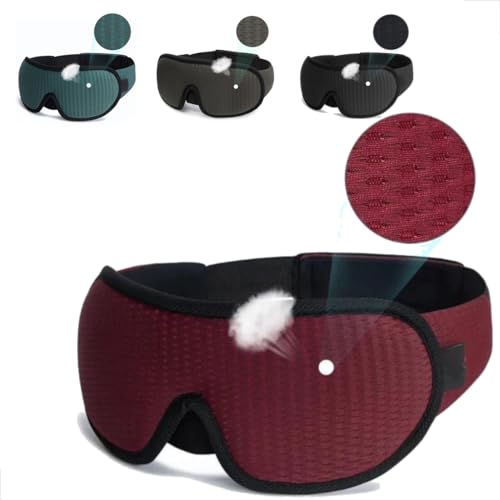 Máscara de Dormir 3D Tapa Olhos 100% Bloqueadora Luminosidade com...