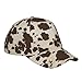 BREAUX Brown Cow Spots Fashion Curved Brim Baseball Cap, Trendy Baseball Cap, Casual Adjustable Men's and Women's Hats