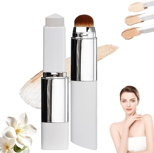 Stick De Base Coreano Que Cambia De Color 2025, Maquillaje De Base De Cobertura Completa A Media, Para Todos Los Tipos De Piel (Natural)