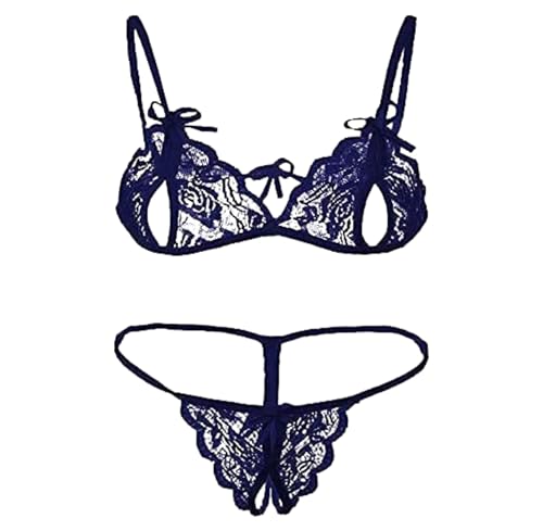 Image of UNITRUST Babydoll Lingerie Set with Net Bra and Panty, Honeymoon Combo