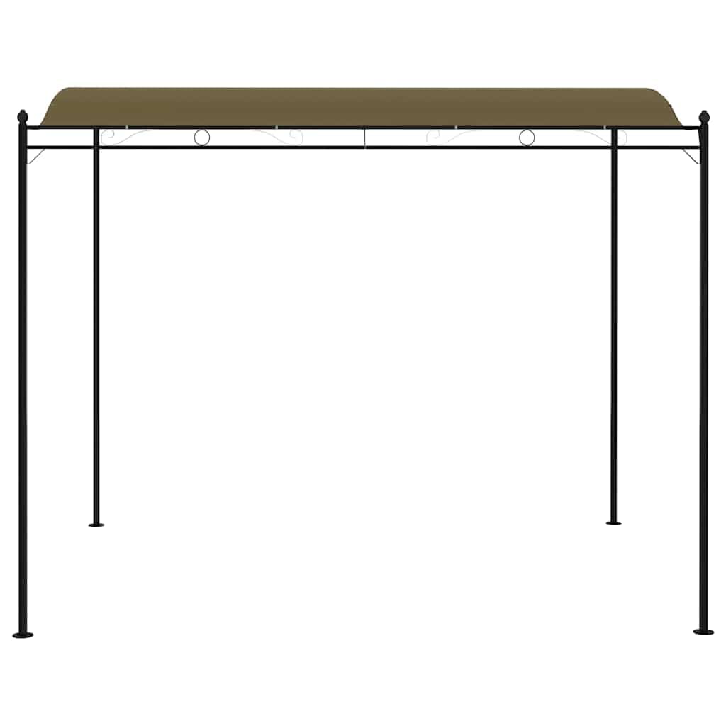 Markiza namiotowa 3x2 m Taupe 180 g/m², poliester domek ogrodowy ze stalową konstrukcją na spotkania rodzinne, grill, kemping i imprezy