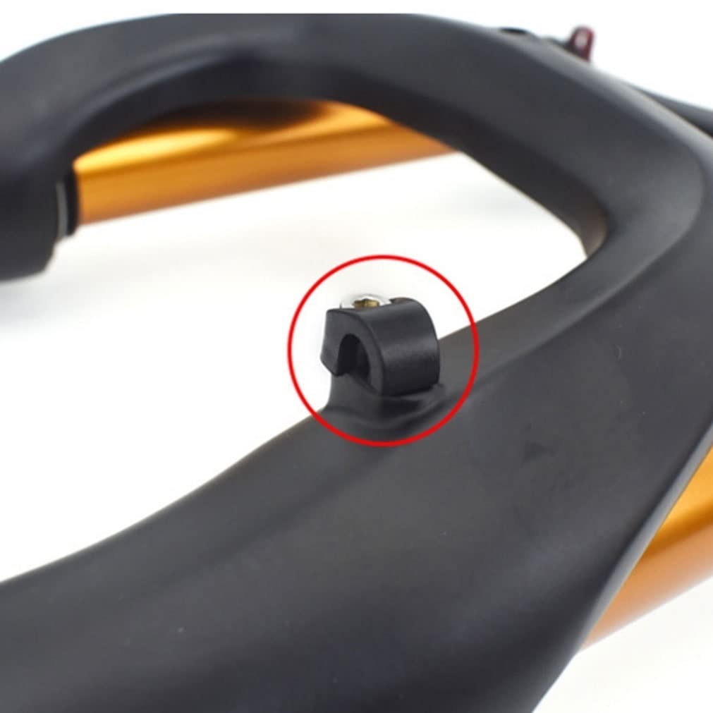 Horquilla Fat Bike de 26x4,0 Pulgadas Horquilla de suspensión para Bicicleta de montaña Recorrido 120 mm MTB Horquilla neumática Buje espaciado 135 mm 28,6 mm Amortiguación con Bloqueo de Corona Rec