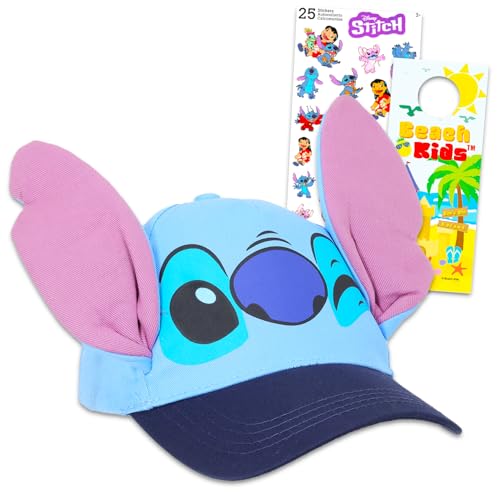 Ensemble casquette Lilo and Stitch fille avec oreilles souples 3D et stickers