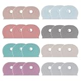 Glowity 24 Pack Key Covers Caps, 1' Standard Key Caps, Key Identifiers Covers for Standard Flat House Keys Organization (Not Suitable for Odd-Shaped Keys), 8 Colors