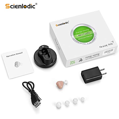 Rechargeable Hearing Aid, In Ear Hearing Amplifier, Digital Ear Amplifier Hearing Aids With Noise Reduction For Seniors Adults The Age #TOP6